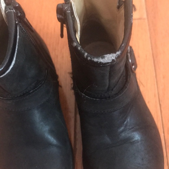 Clark’s Baby girls black leather boots - Picture 4 of 7